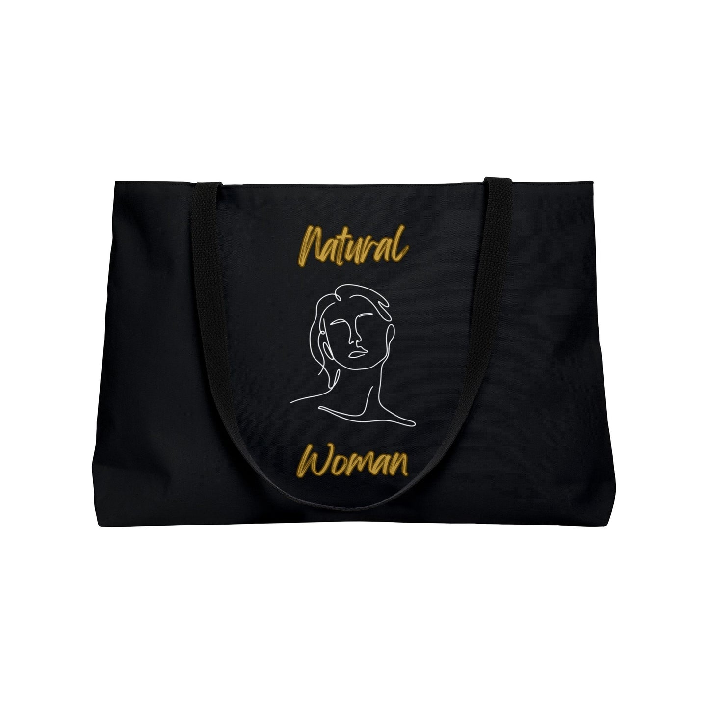 Natural Woman Hello (WL) Weekender Tote Bag BLACK