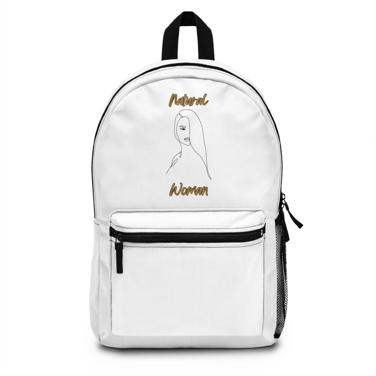 Natural Woman Covered Eye (BL) Backpack WHITE