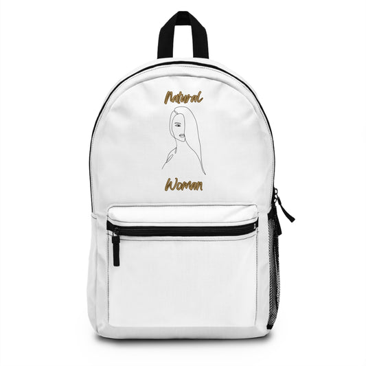 Natural Woman Covered Eye (BL) Backpack WHITE