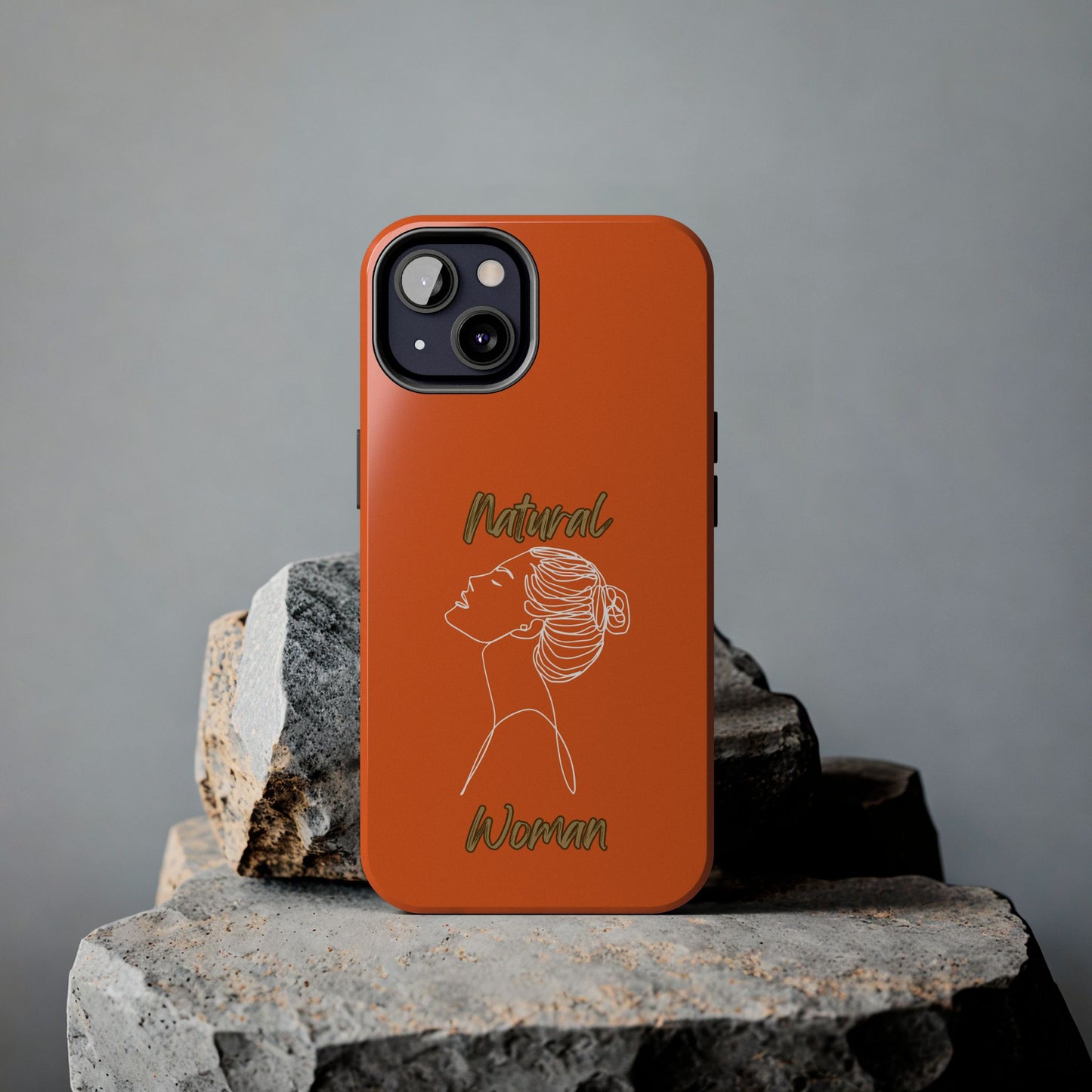 Natural Woman Wet Bun (WL) Tough Phone Cases ORANGE