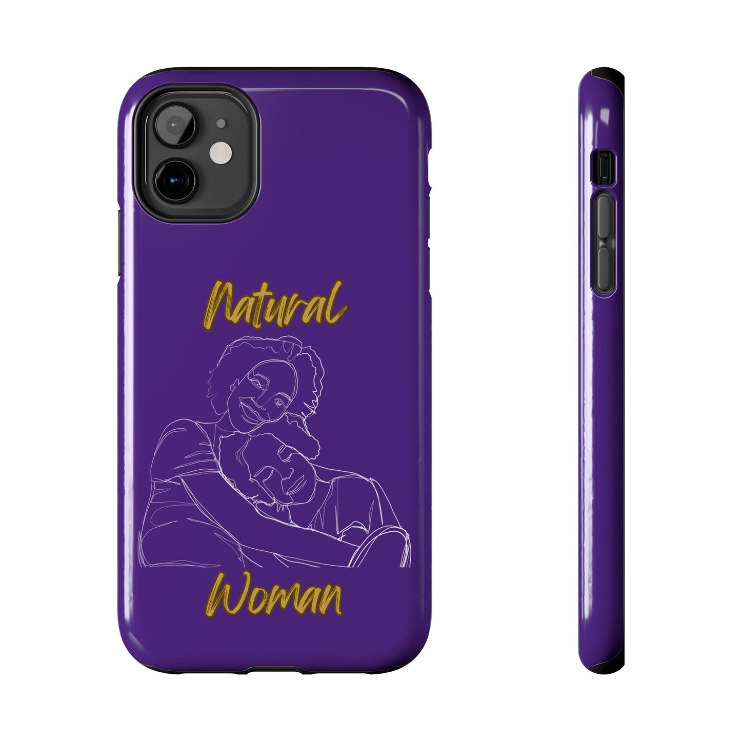 Natural Woman Loving Embrace (WL)Tough Phone Cases PURPLE