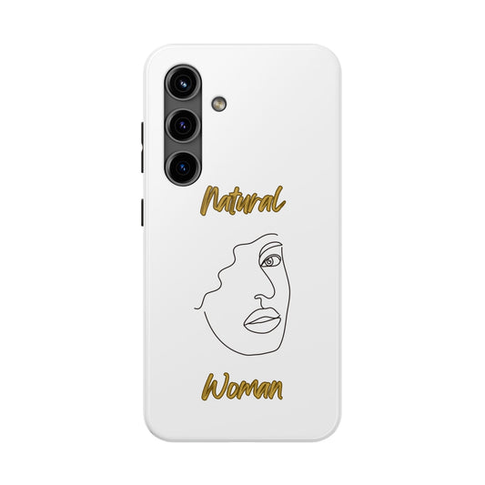 Natural Woman Peekaboo (BL)Tough Phone Cases WHITE