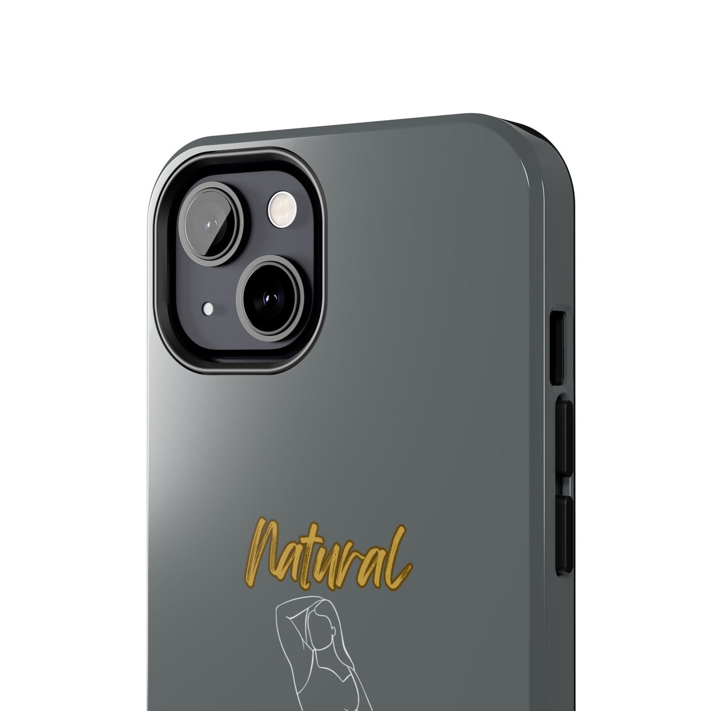 Natural Woman Looking Good (WL)Tough Phone Cases DARK GREY