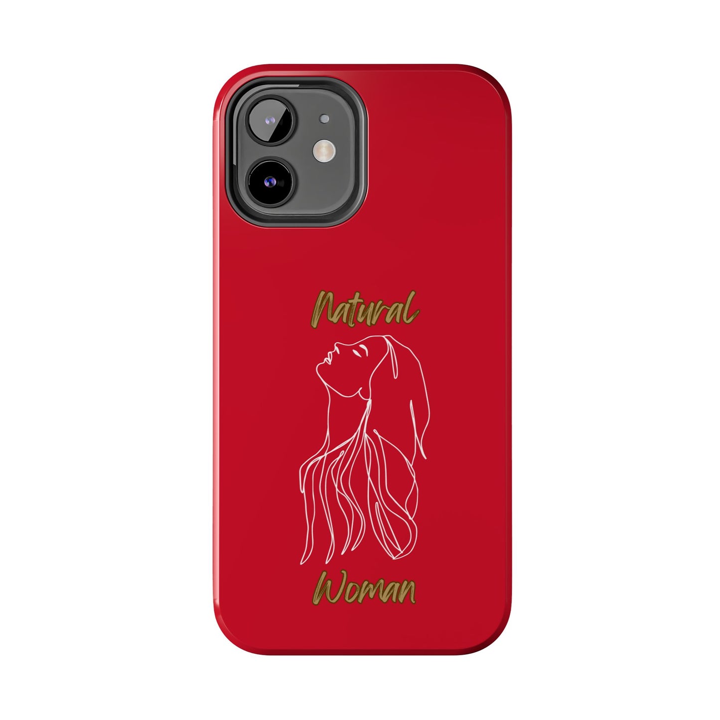 Natural Woman Appreciation (WL) Tough Phone Cases DARK RED