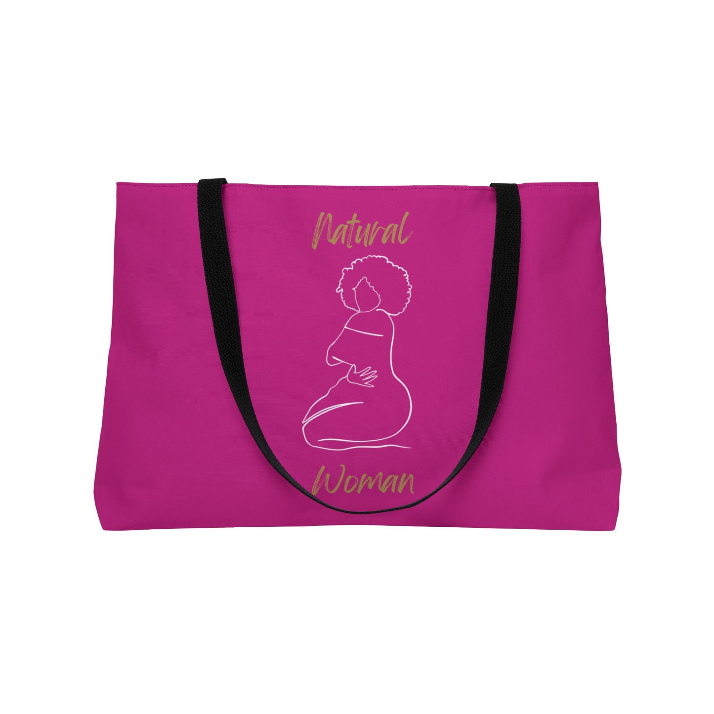 Natural Woman Hug (WL) Weekender Tote Bag PINK