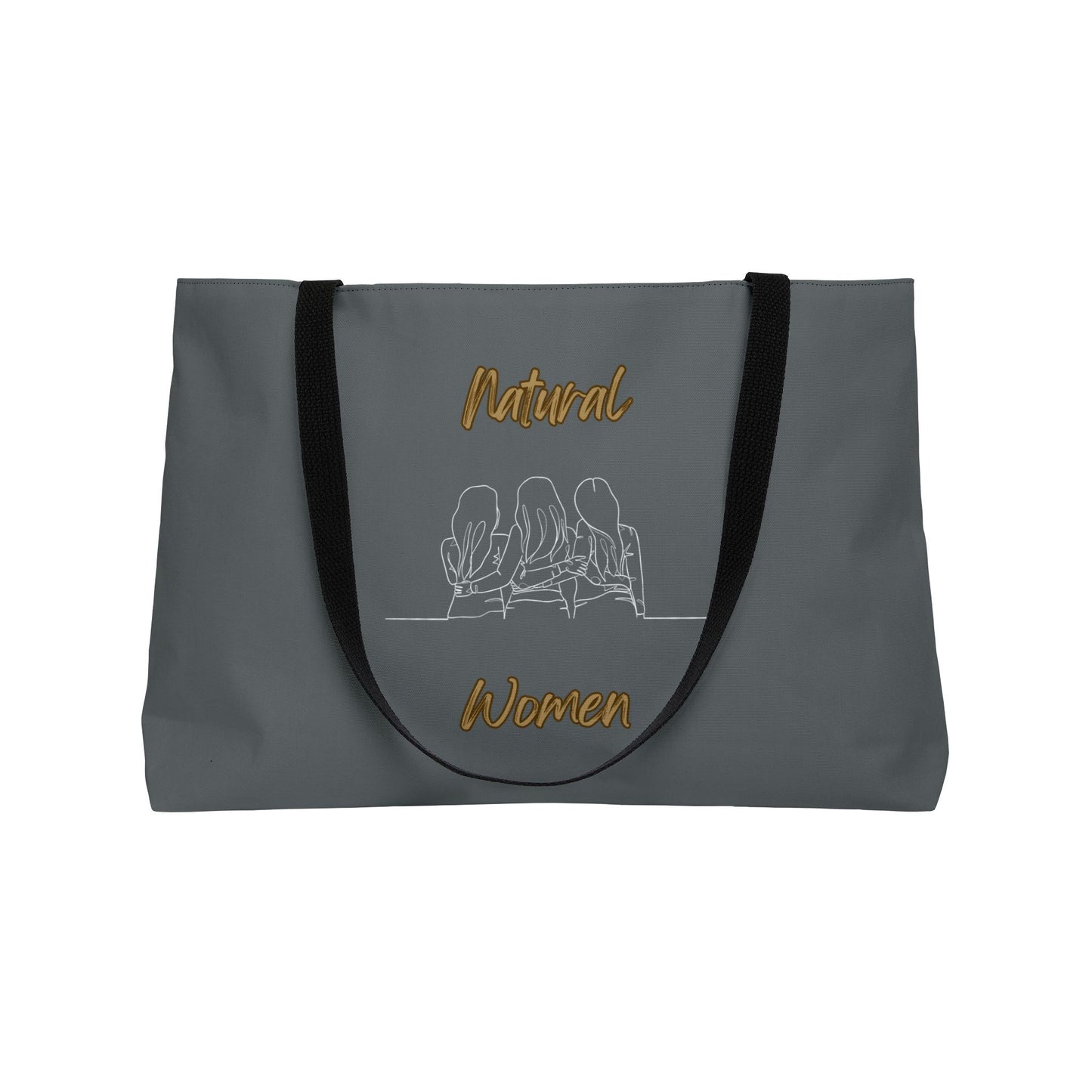 Natural Woman Loving Friends (WL) Weekender Tote Bag DARK GREY