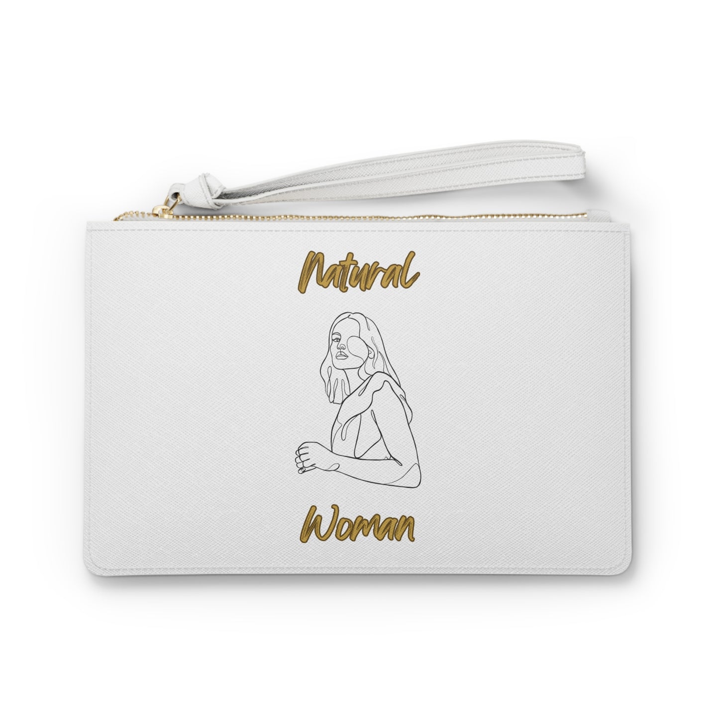 Natural Woman Care Free (BL) Clutch Bag WHITE