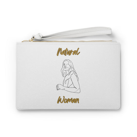 Natural Woman Care Free (BL) Clutch Bag WHITE