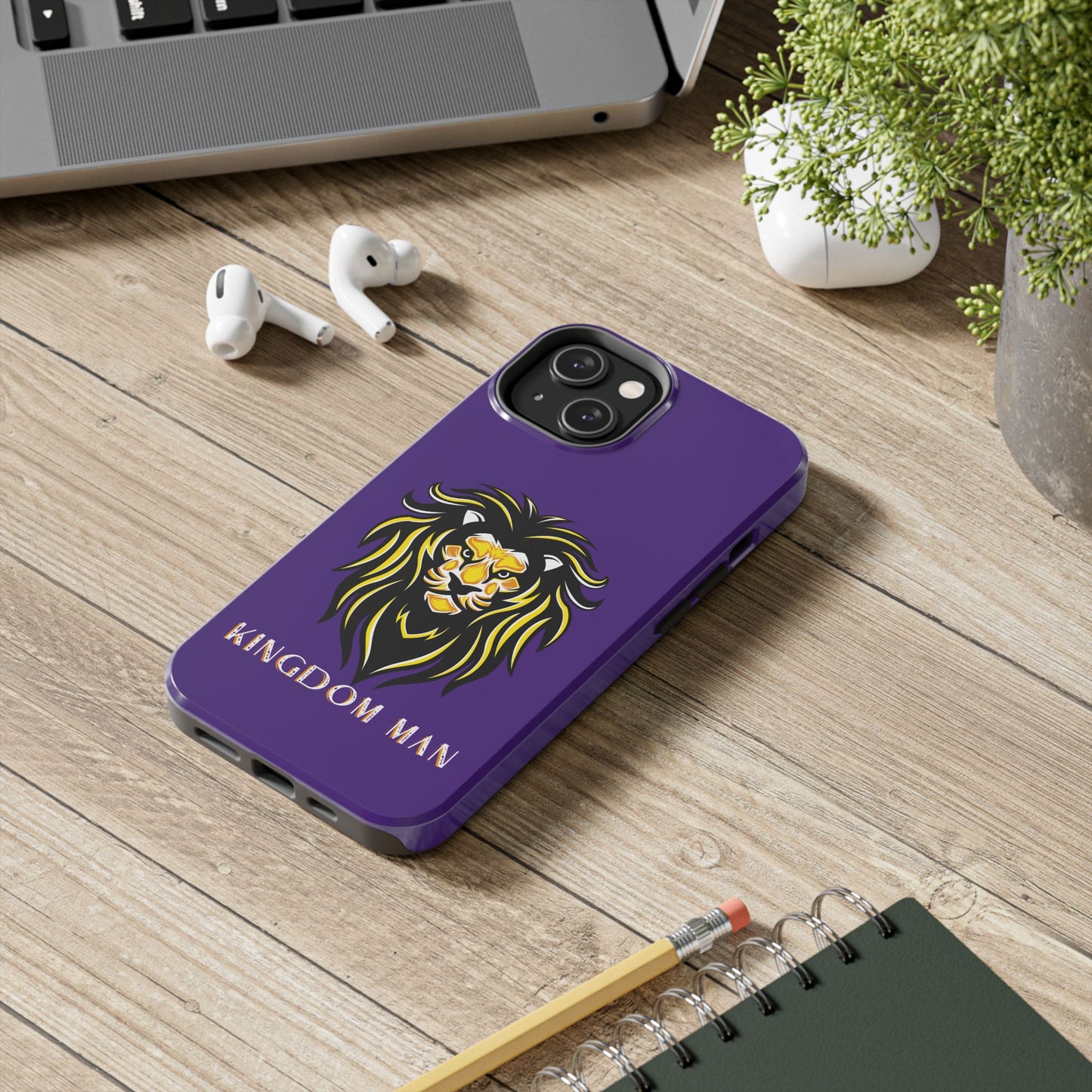 Kingdom Man (White-Gold Label) Tough Phone Case PURPLE