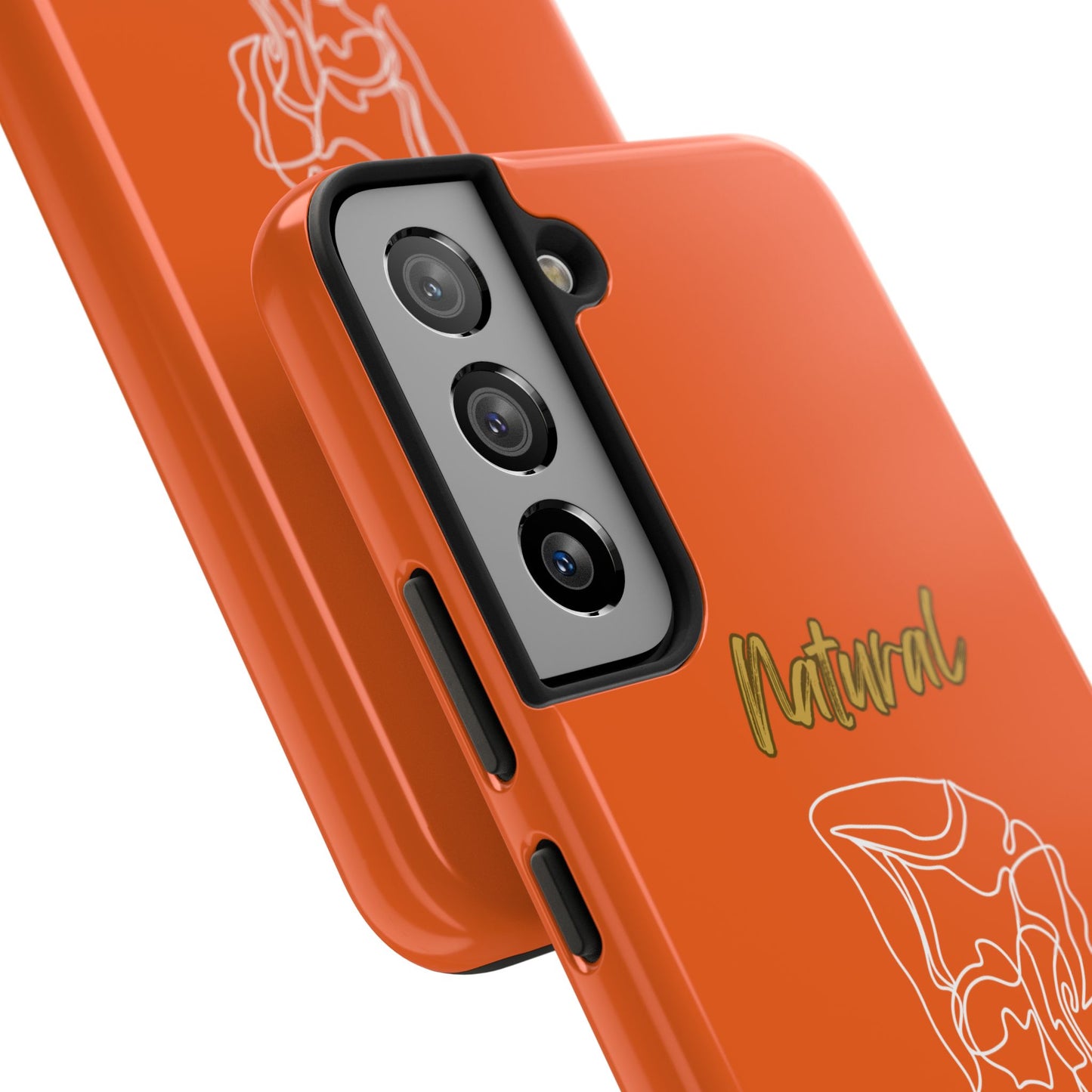 Natural Woman Flexible (WL)Tough Phone Cases ORANGE