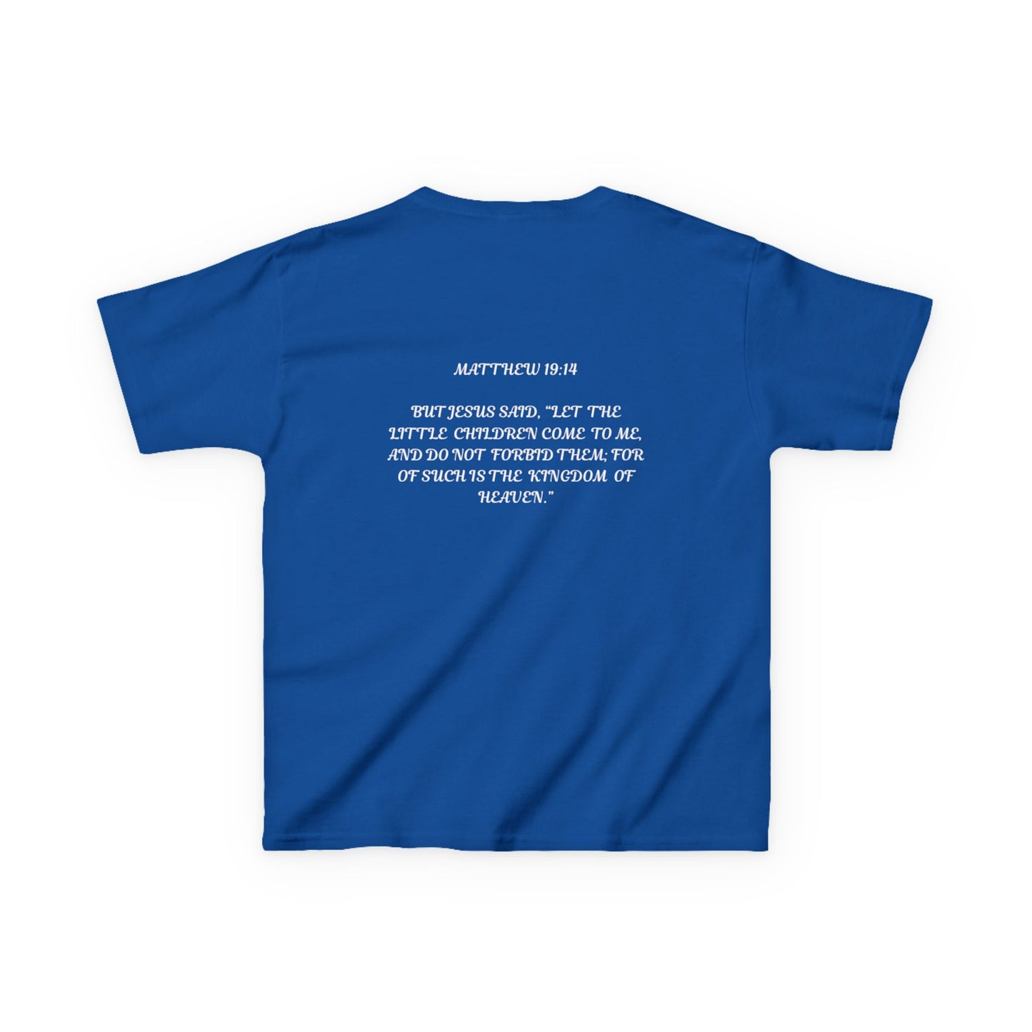 Children of the King Inspirational Kids Cotton T-Shirt (BL)