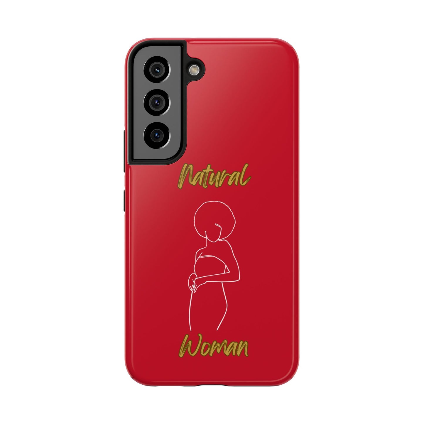 Natural Woman Sho Nuff (WL)Tough Phone Cases DARK RED