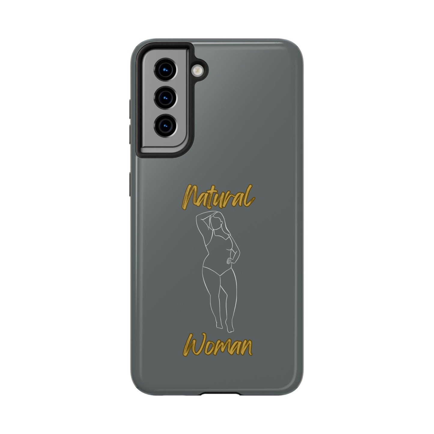 Natural Woman Looking Good (WL)Tough Phone Cases DARK GREY