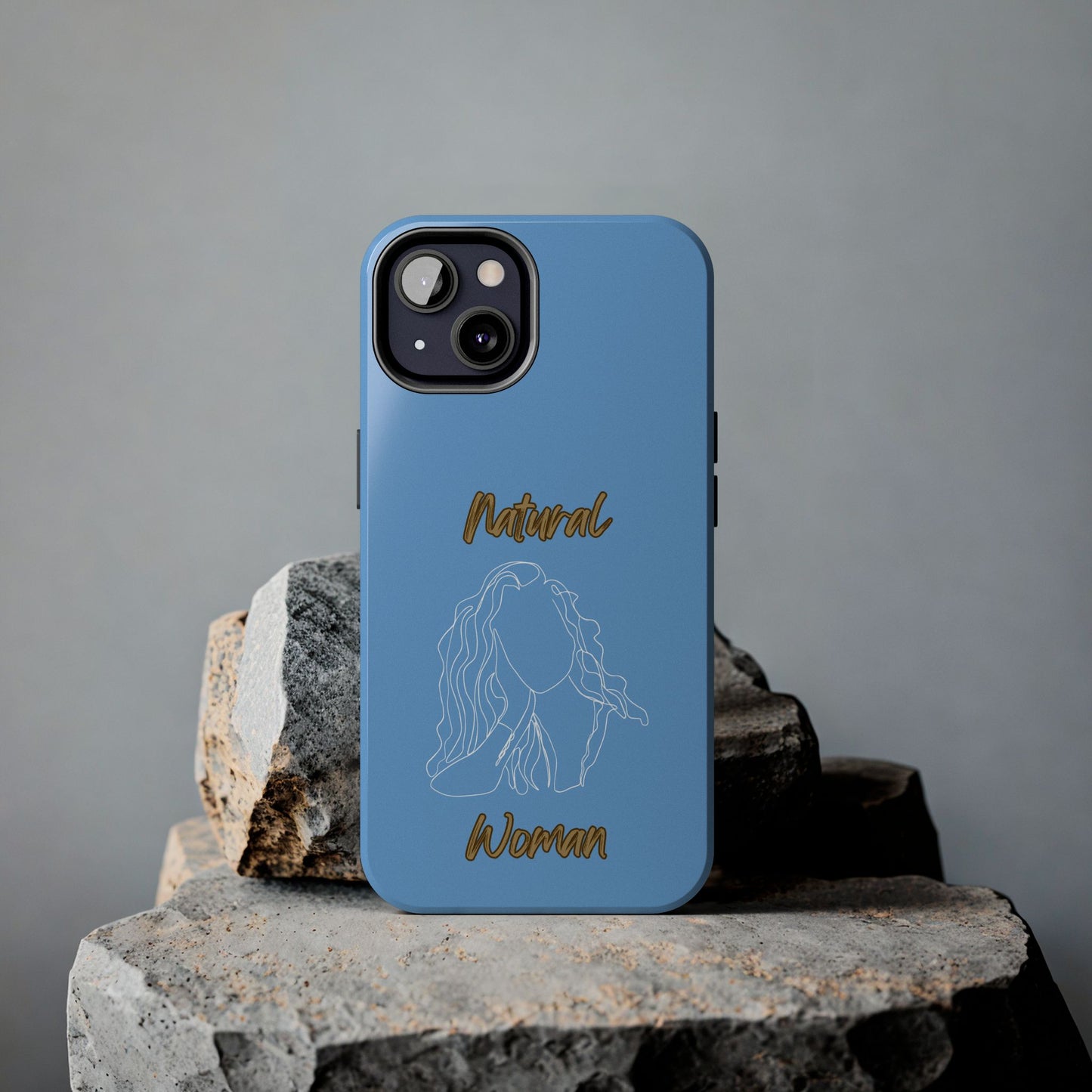 Natural Woman Relaxed (WL) Tough Phone Cases LIGHT BLUE