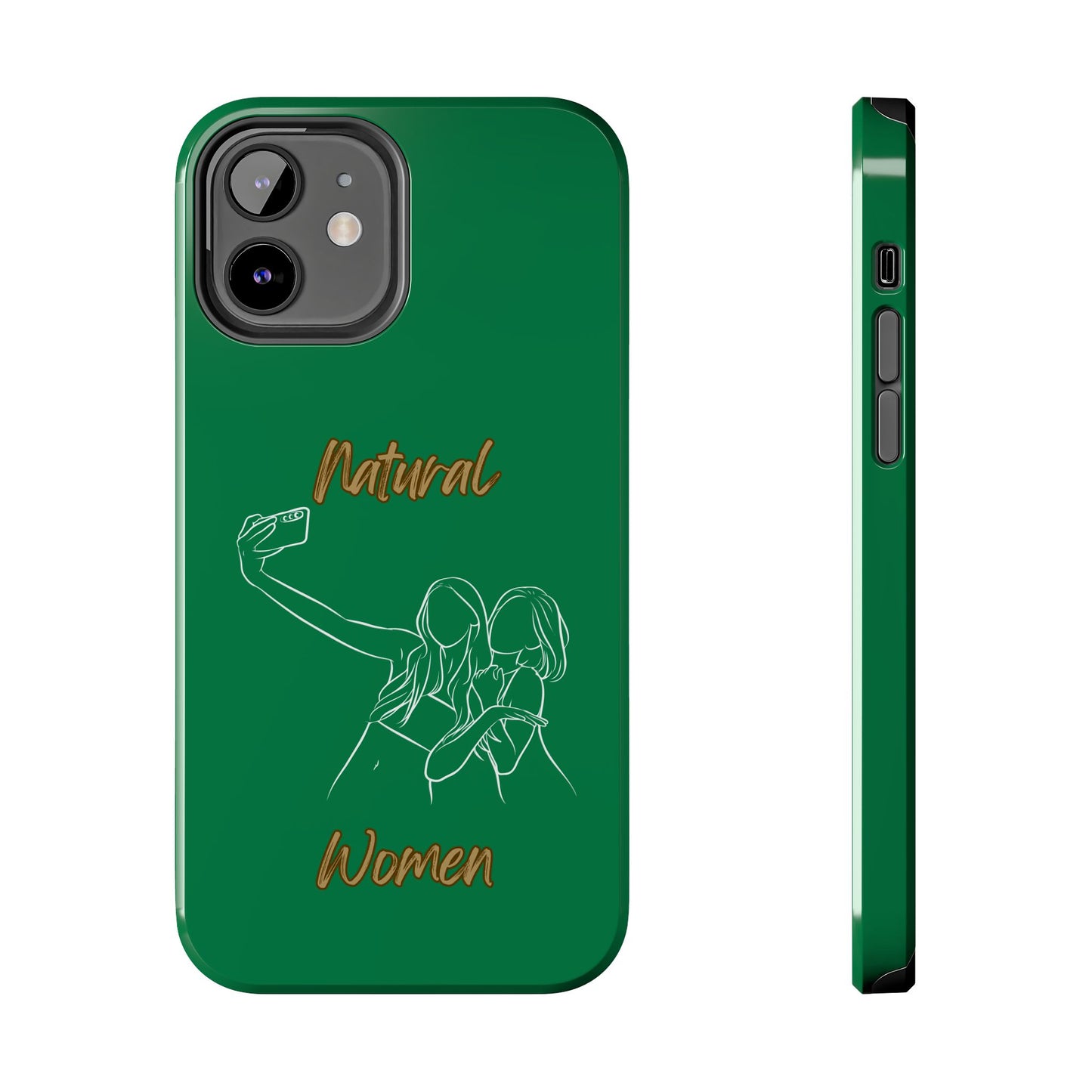 Natural Woman Friends Selfie (WL)Tough Phone Cases DARK GREEN