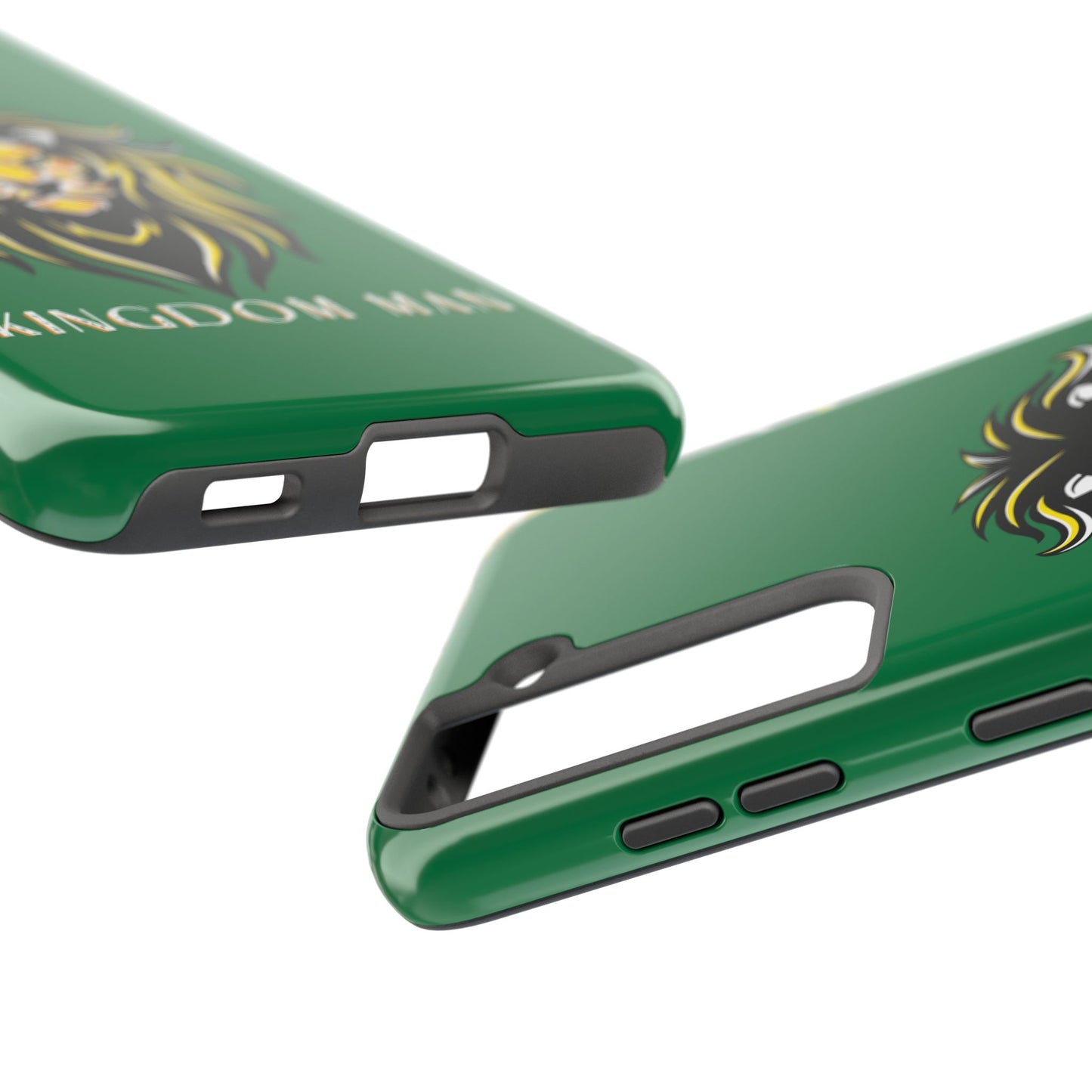 Kingdom Man (White-Gold Label) Tough Phone Case DARK GREEN