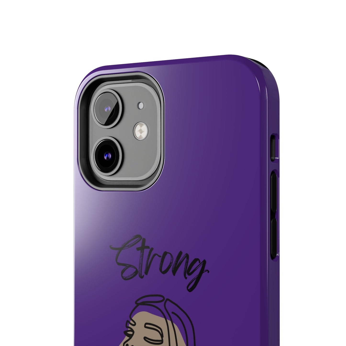 STRONG MOMMA Samsung Galaxy Tough Phone Cases (BL) Purple