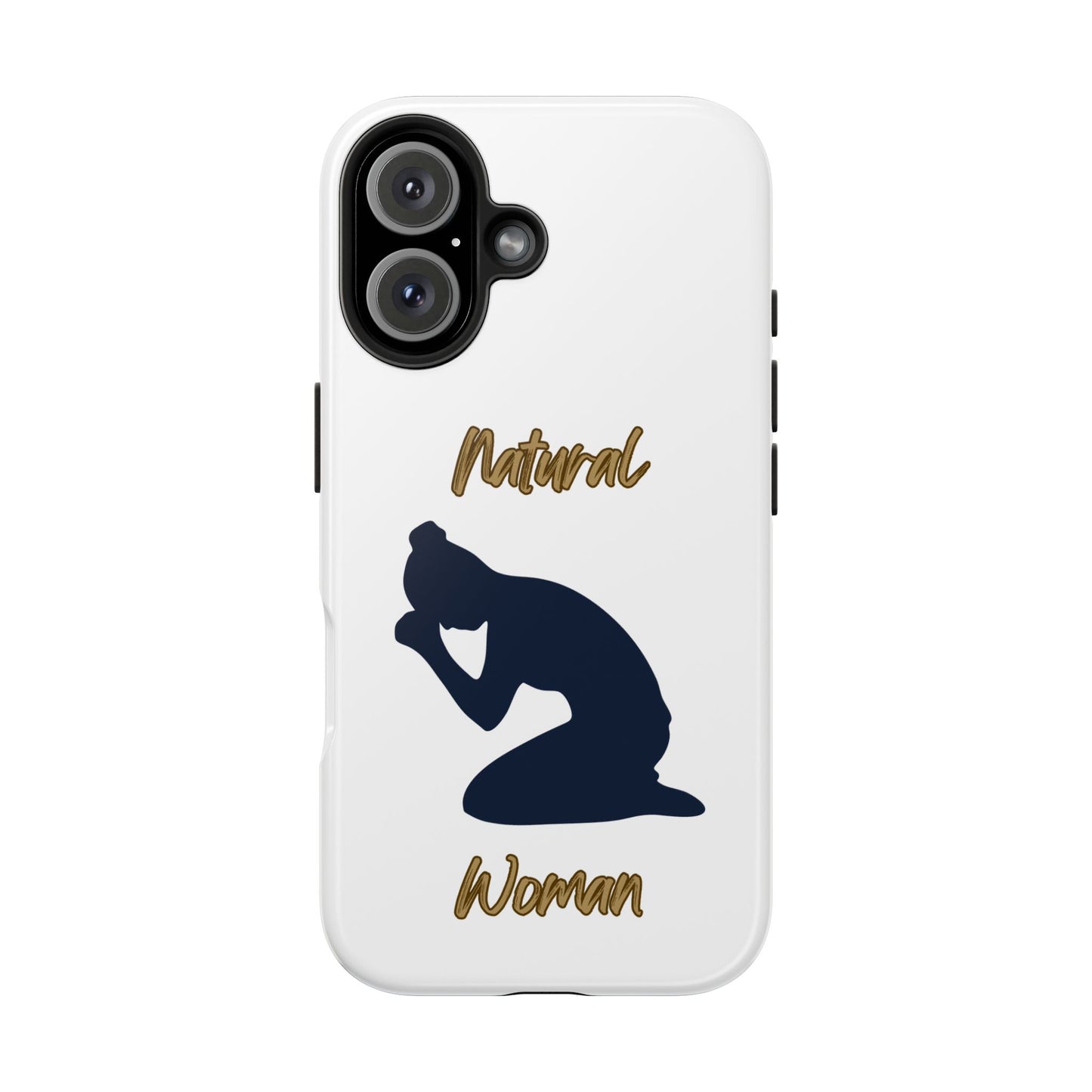 Natural Woman Pray (BL)Tough Phone Cases WHITE