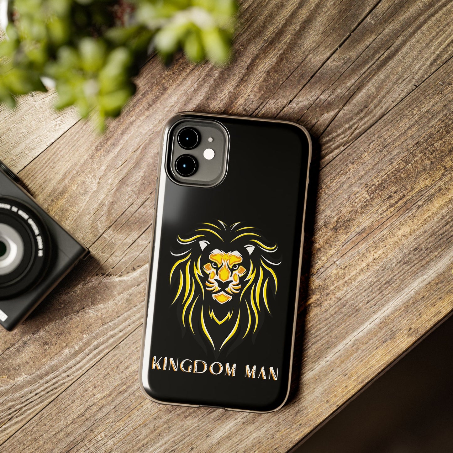 Kingdom Man (White-Gold Label) Tough Phone Case BLACK