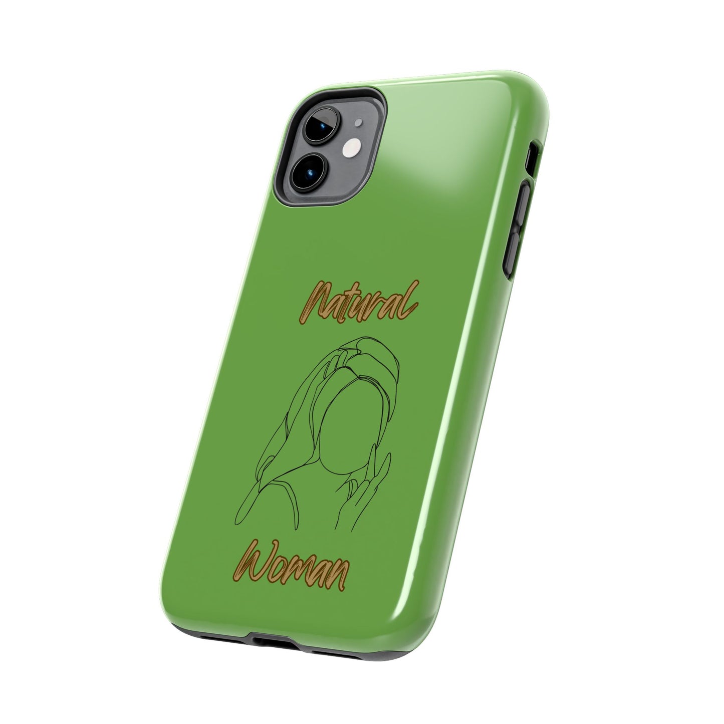Natural Woman Towel Wrapped (BL)Tough Phone Cases GREEN