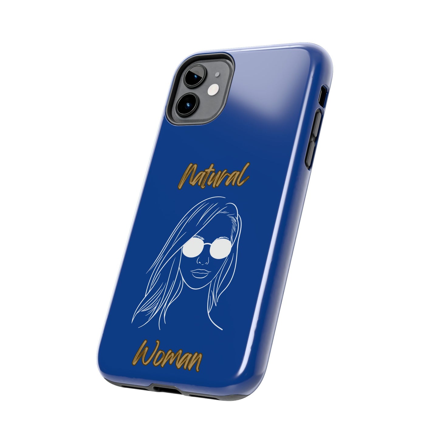 Natural Woman Shades (WL)Tough Phone Cases DARK BLUE