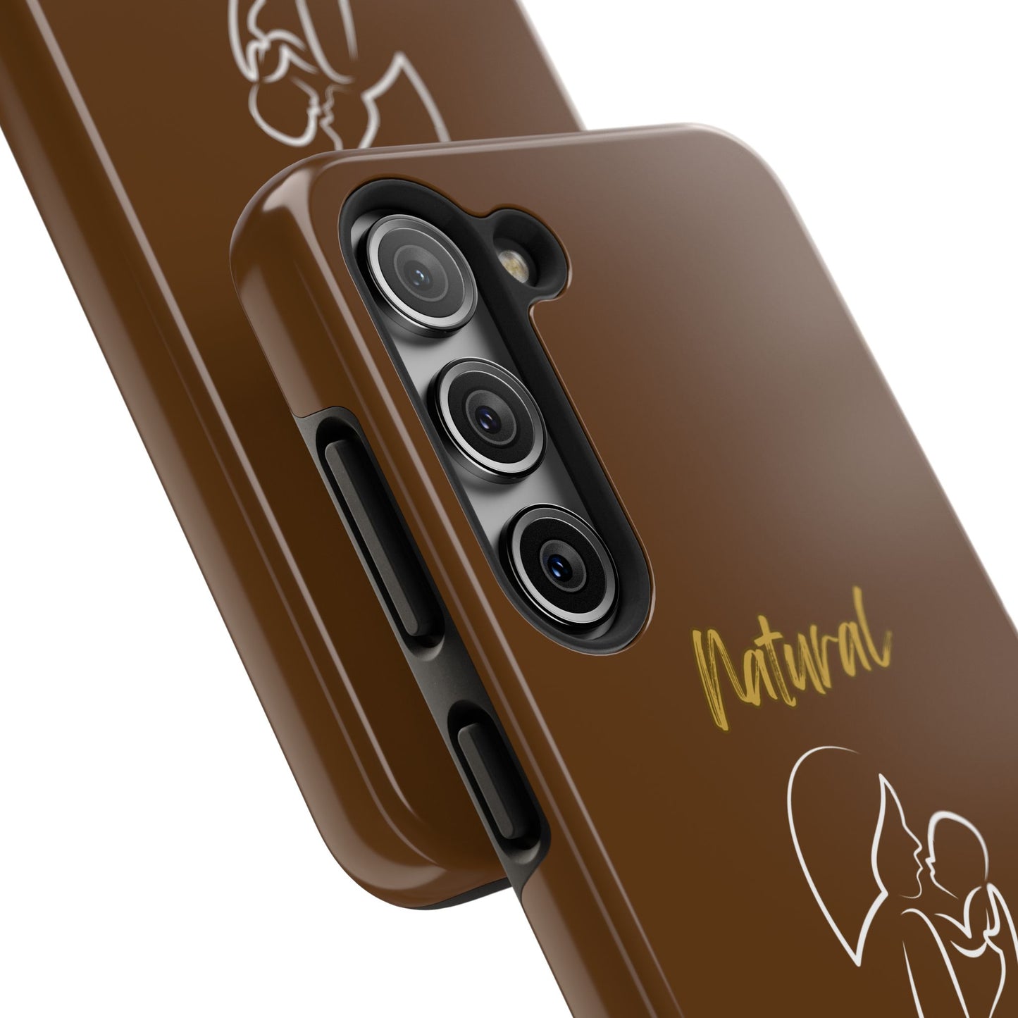 Natural Woman Long Awaited (WL)Tough Phone Cases BROWN