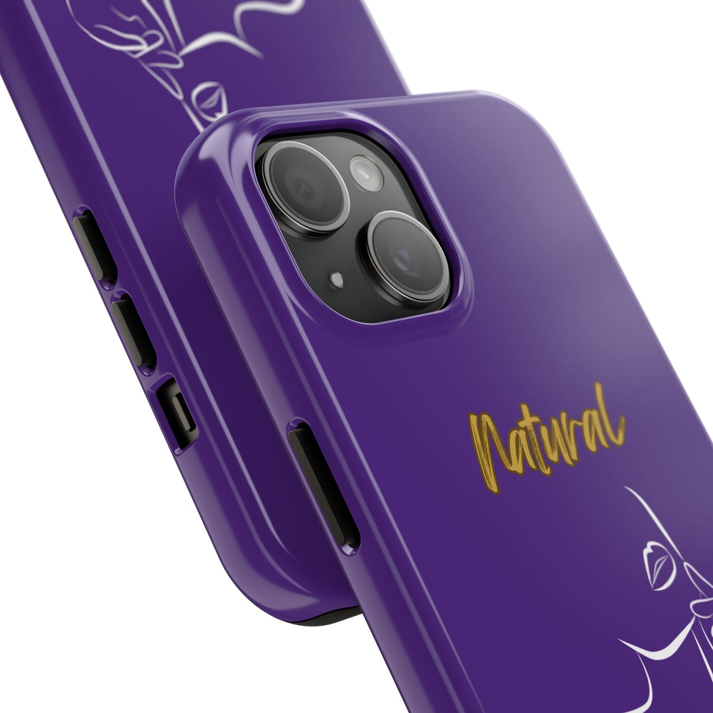 Natural Woman Chin Up (WL)Tough Phone Cases PURPLE