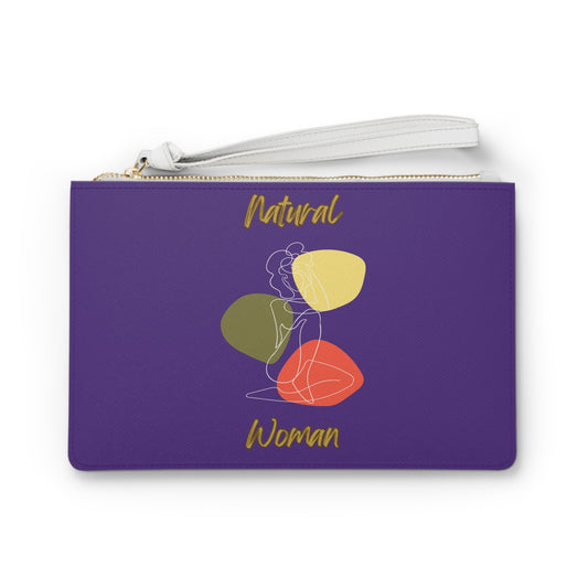 Natural Woman Colorful Pose (WL) Clutch Bag PURPLE