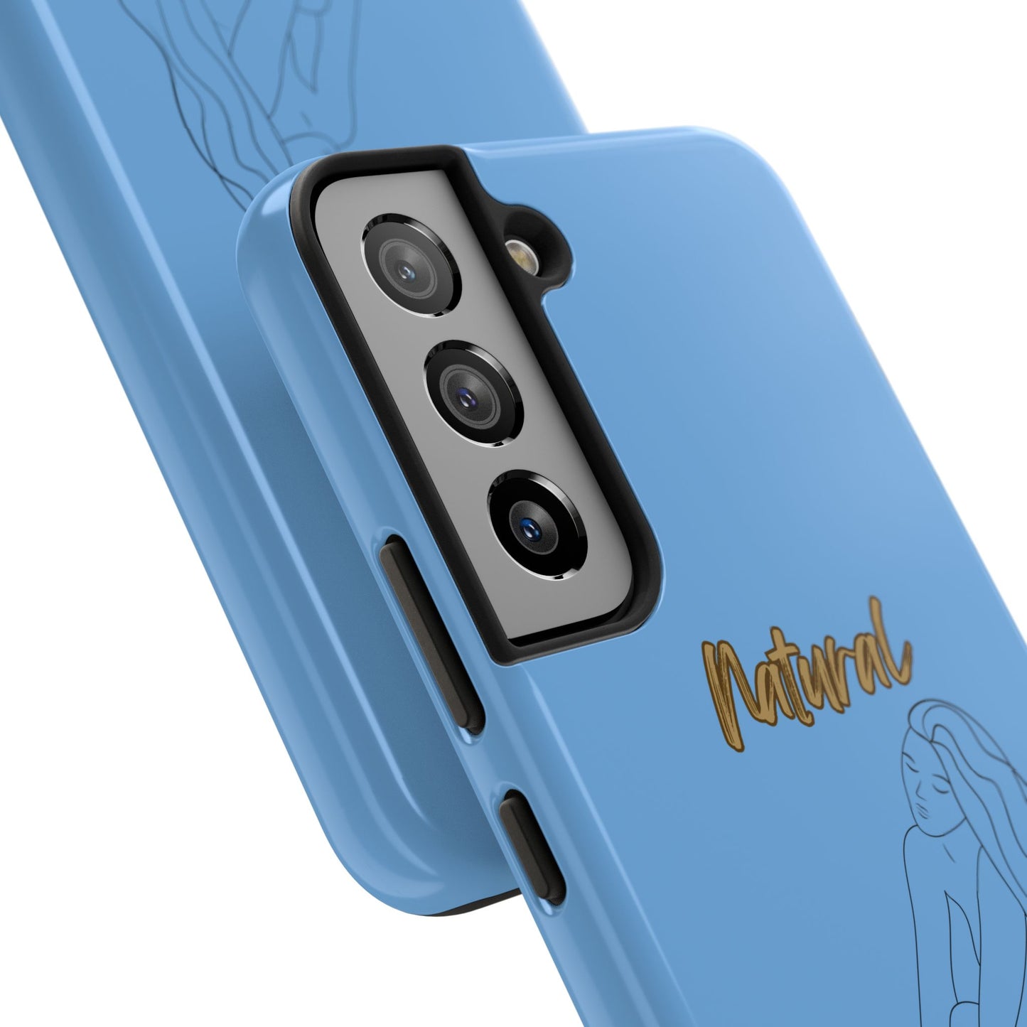 Natural Woman Beauty (BL) Tough Phone Cases LIGHT BLUE