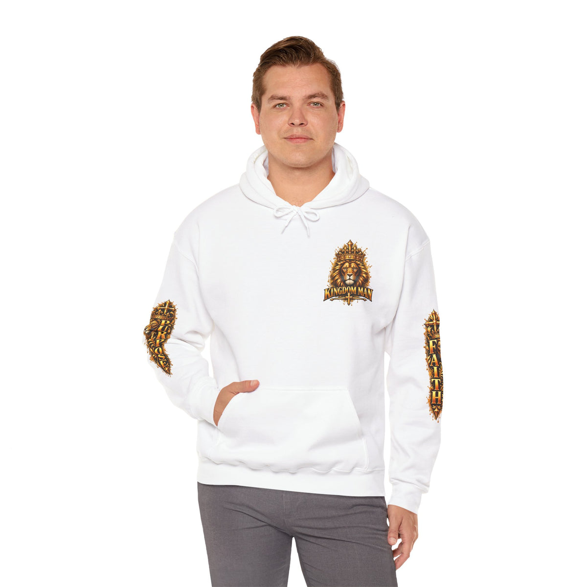 KINGDOM MAN™ Crowned Lion Hoodie