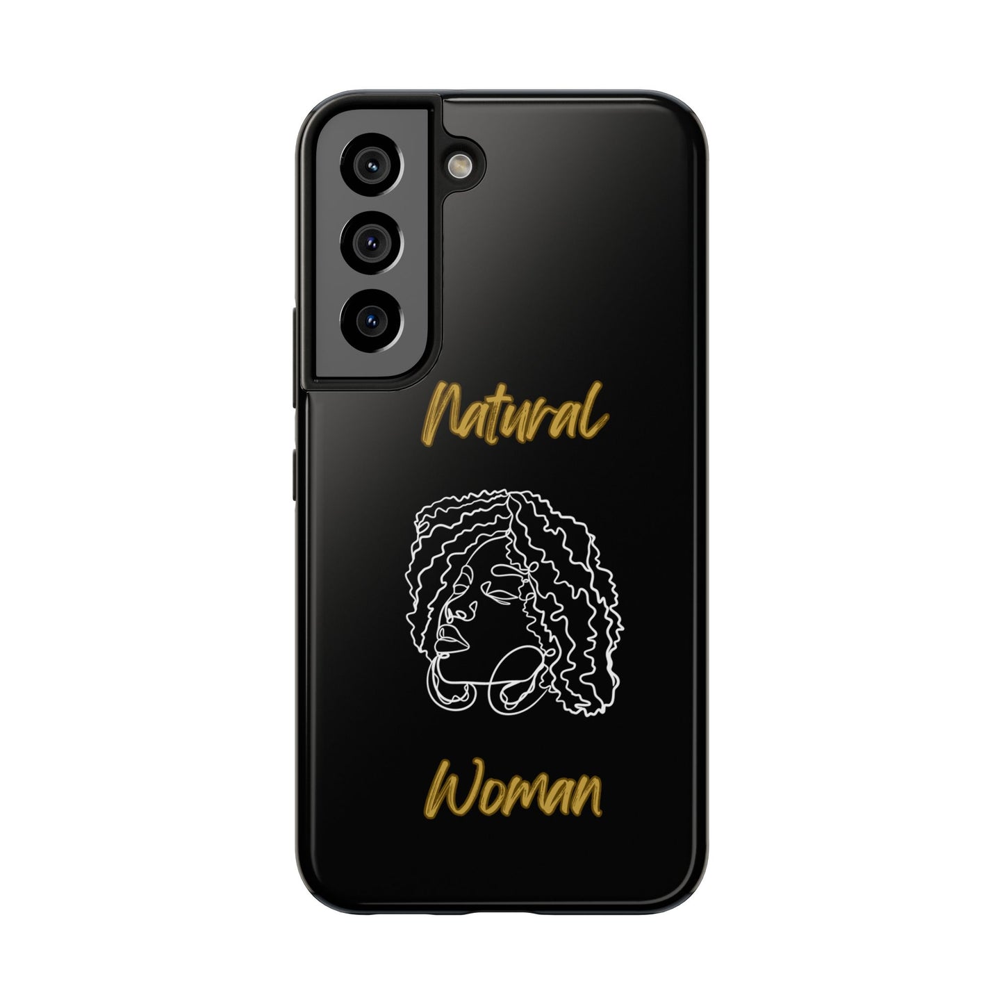 Natural Woman Naturally Me (WL)Tough Phone Cases BLACK