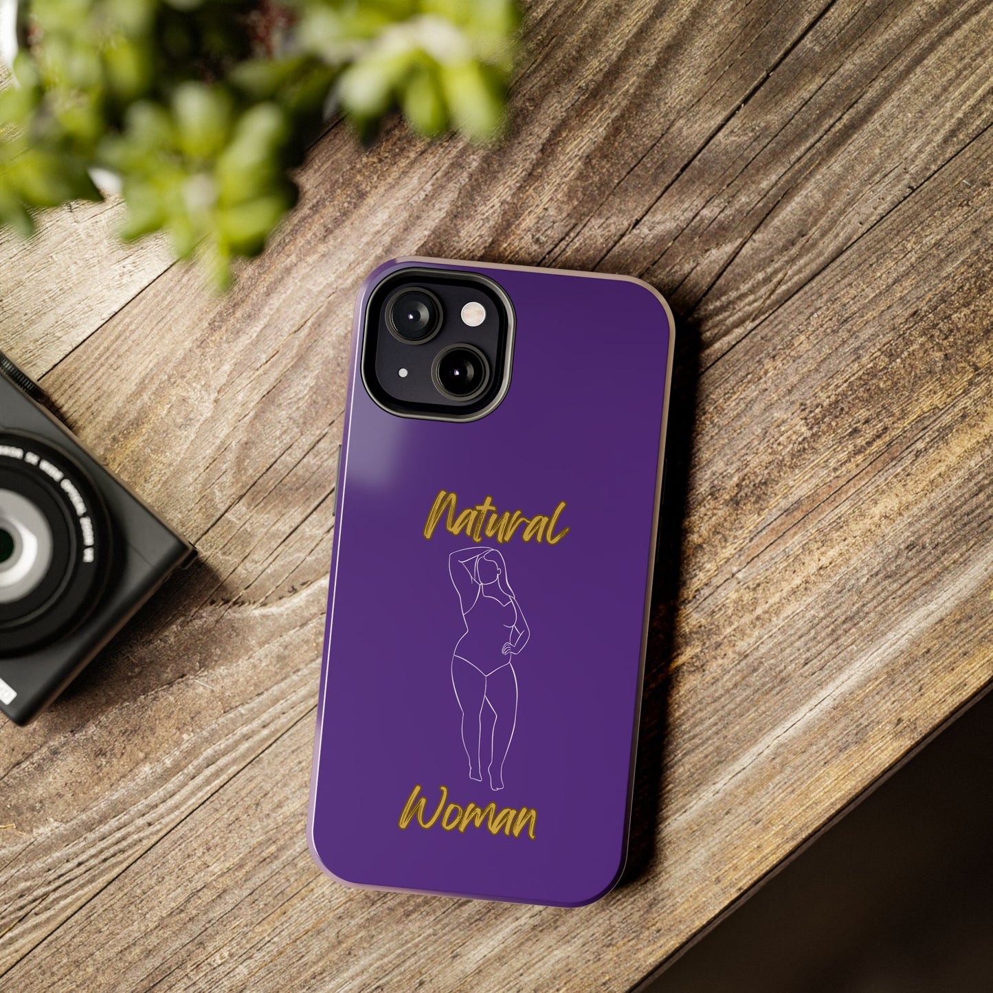 Natural Woman Looking Good (WL)Tough Phone Cases PURPLE