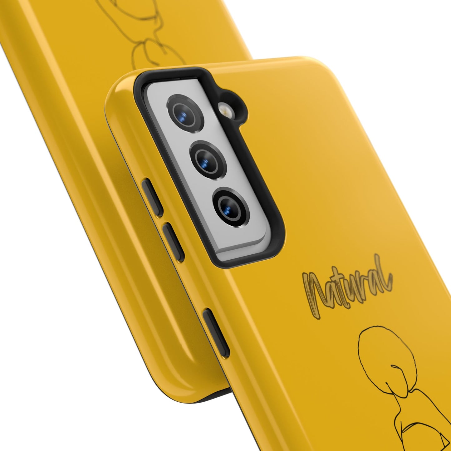 Natural Woman Sho Nuff (BL)Tough Phone Cases YELLOW