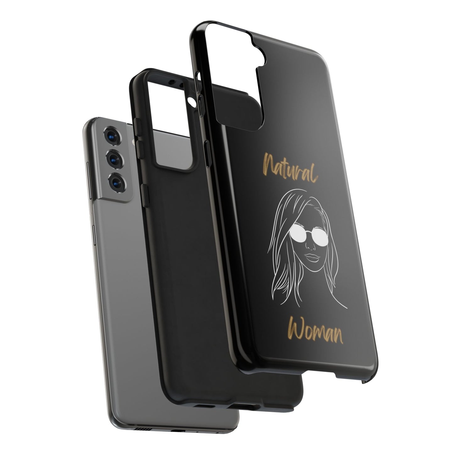 Natural Woman Shades (WL)Tough Phone Cases BLACK