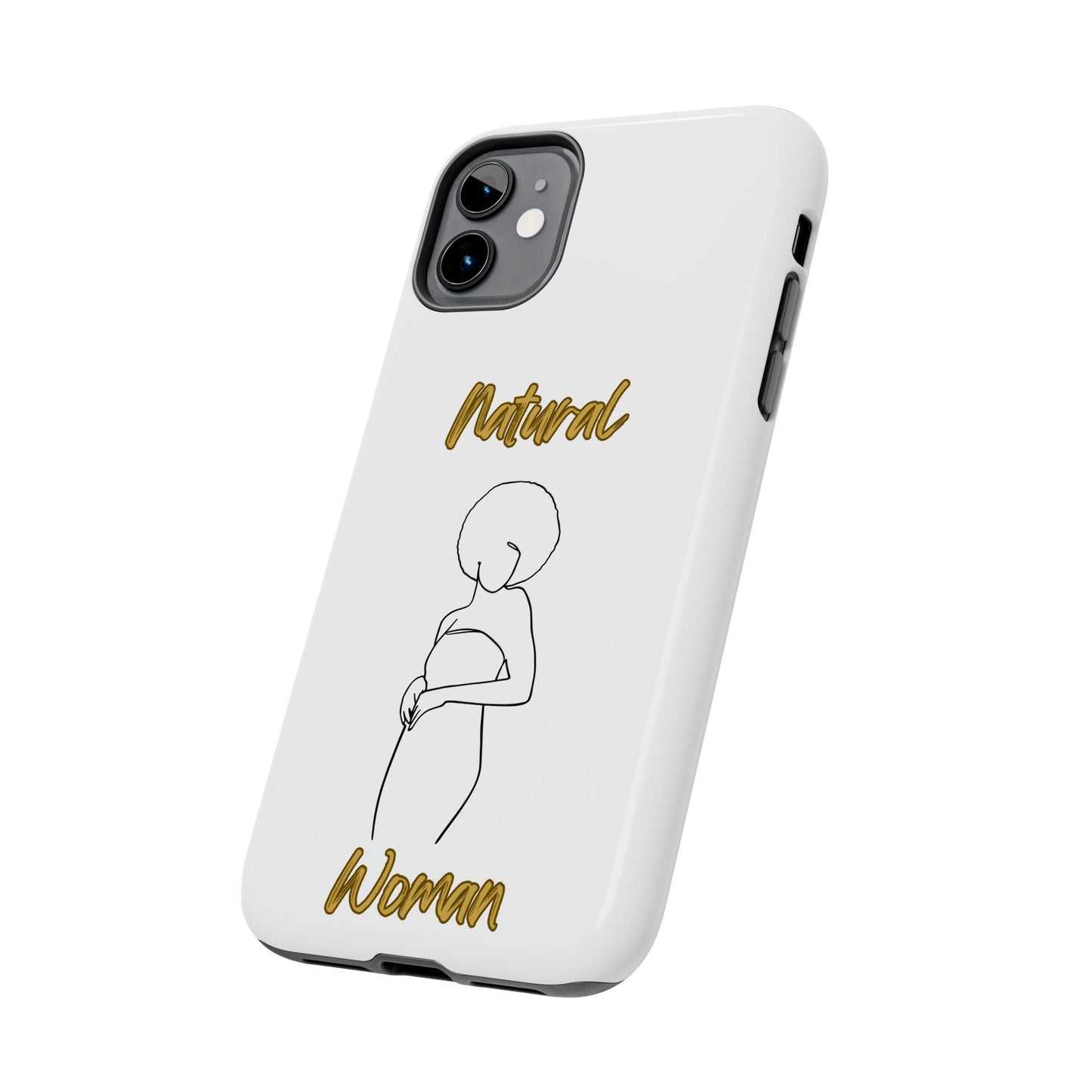 Natural Woman Sho Nuff (BL)Tough Phone Cases WHITE