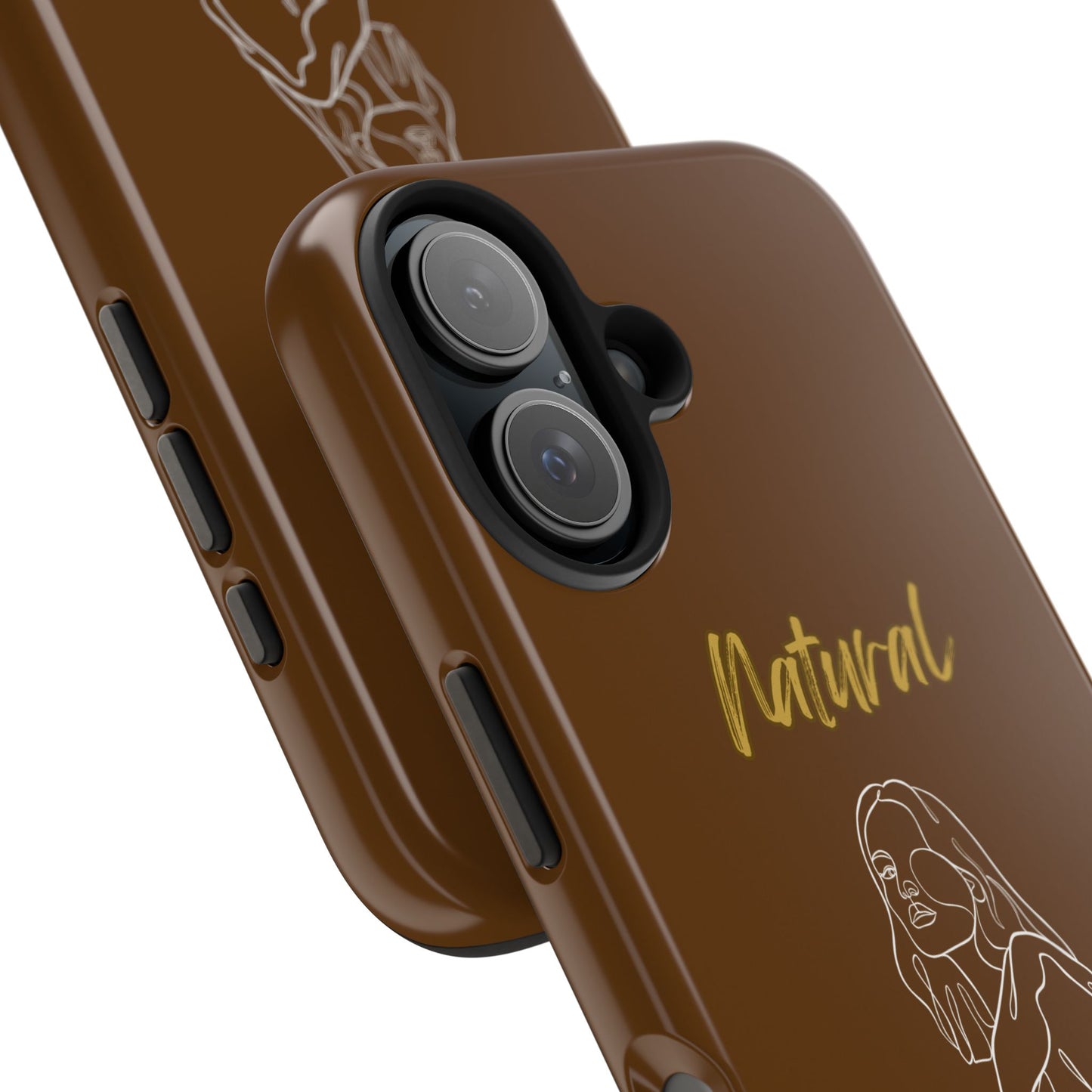 Natural Woman Care Free (WL)Tough Phone Cases BROWN