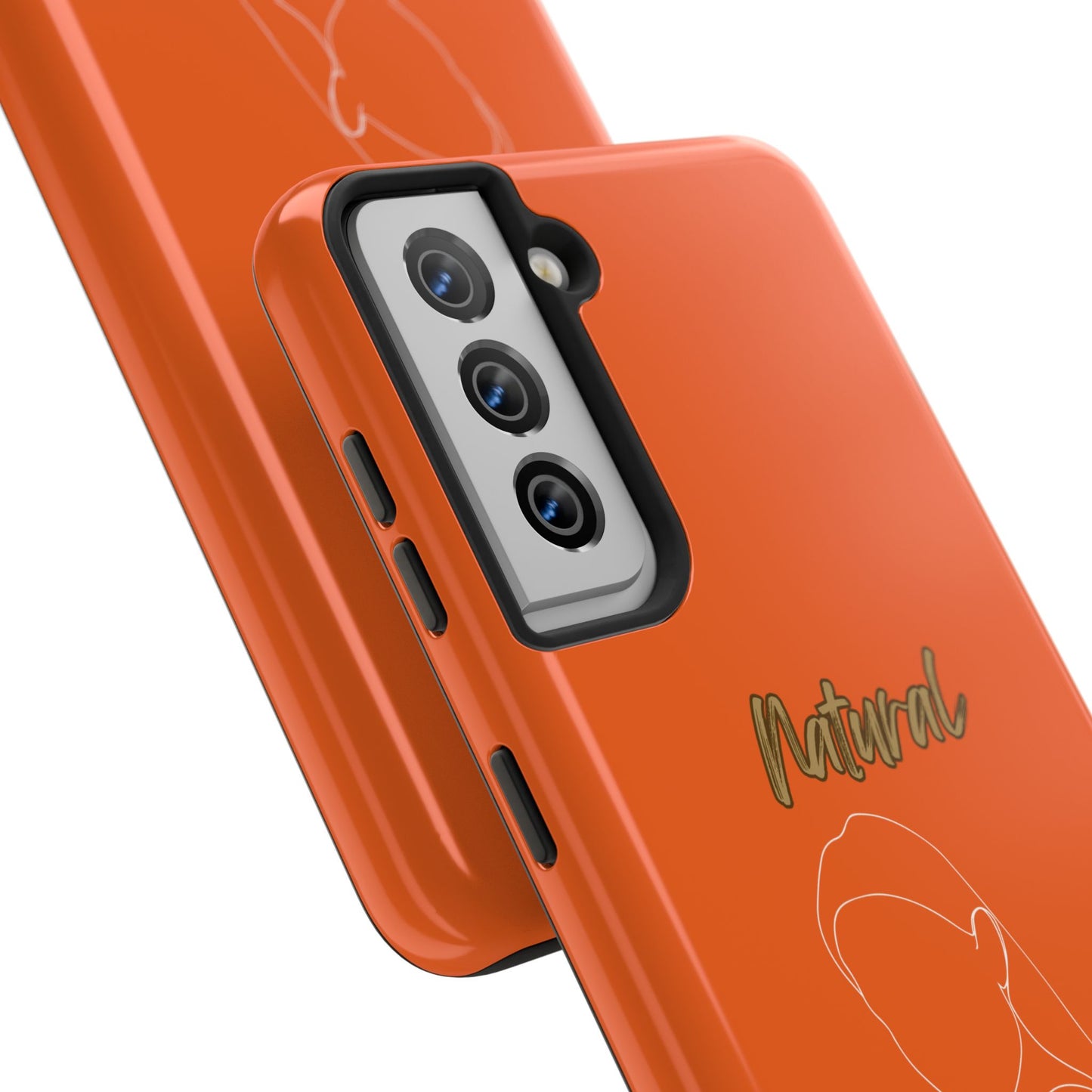 Natural Woman Tilted Look (WL) Tough Phone Cases ORANGE