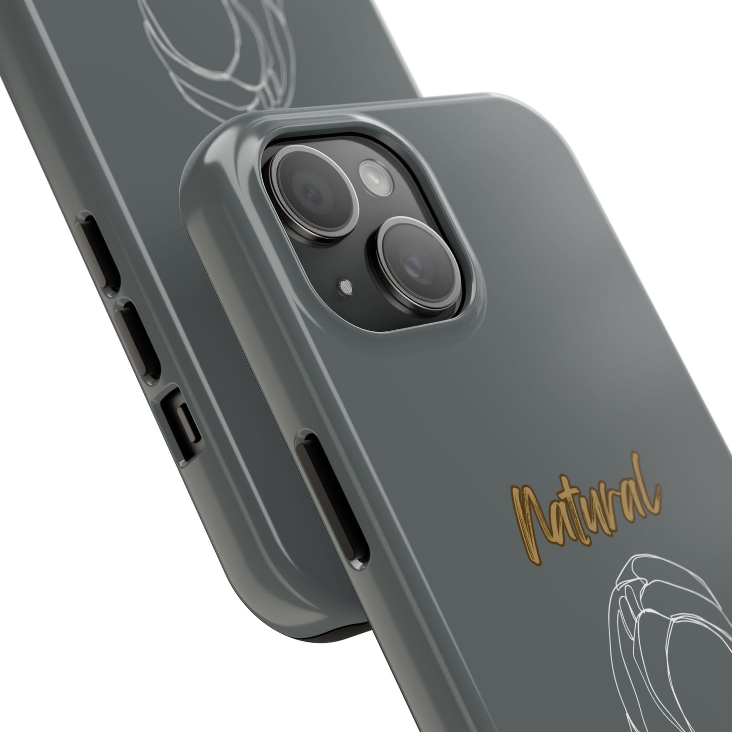 Natural Woman Towel Wrapped (WL)Tough Phone Cases DARK GREY