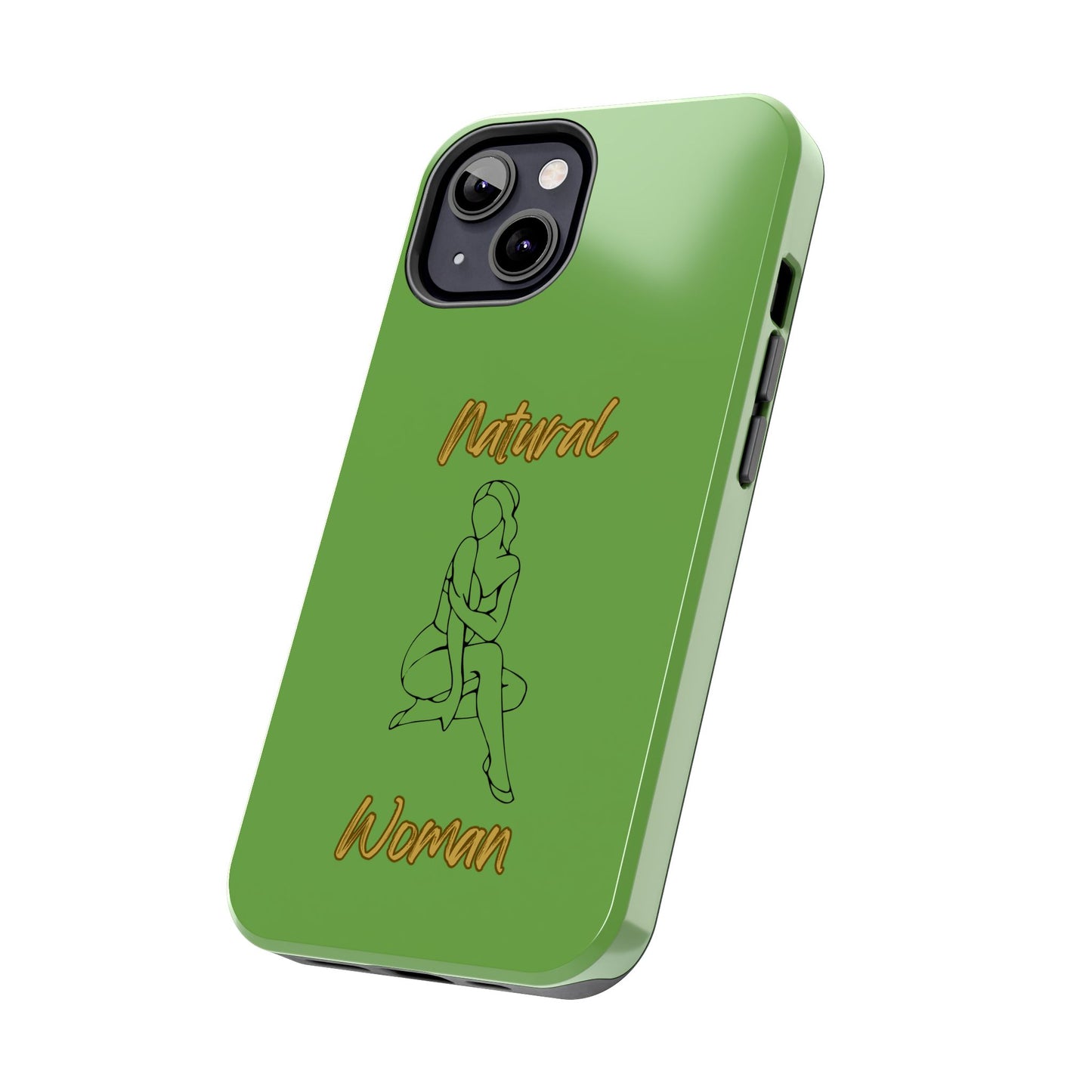 Natural Woman Shoulder Action (BL)Tough Phone Cases GREEN