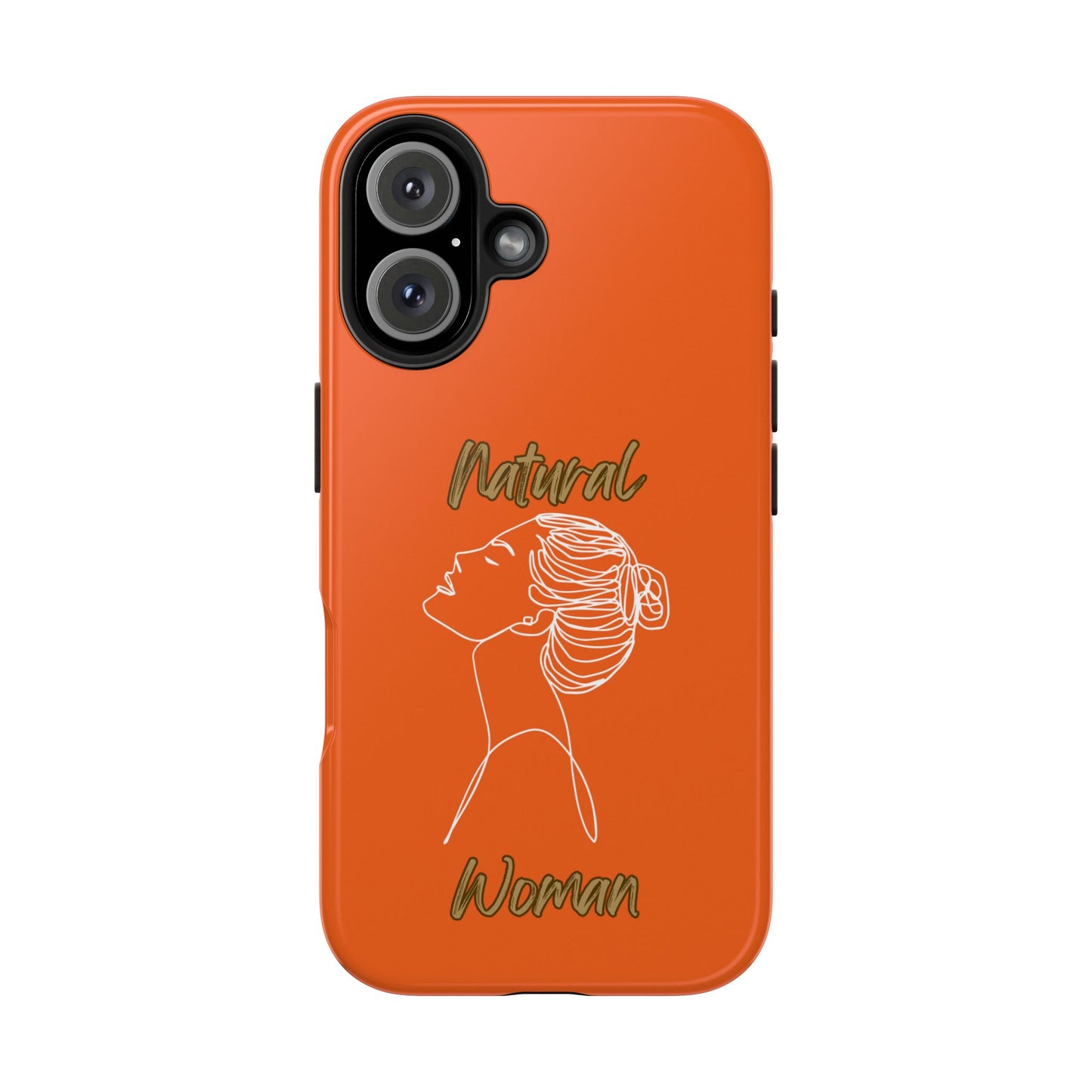 Natural Woman Wet Bun (WL) Tough Phone Cases ORANGE