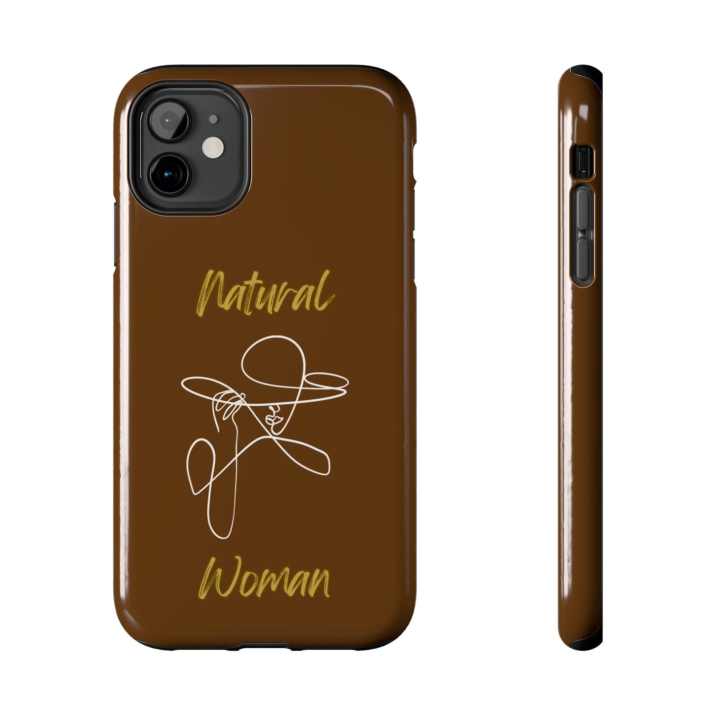 Natural Woman An Original (WL)Tough Phone Cases BROWN