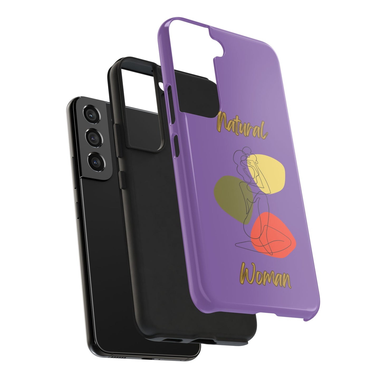 Natural Woman Colorful Pose (BL)Tough Phone Cases LIGHT PURPLE