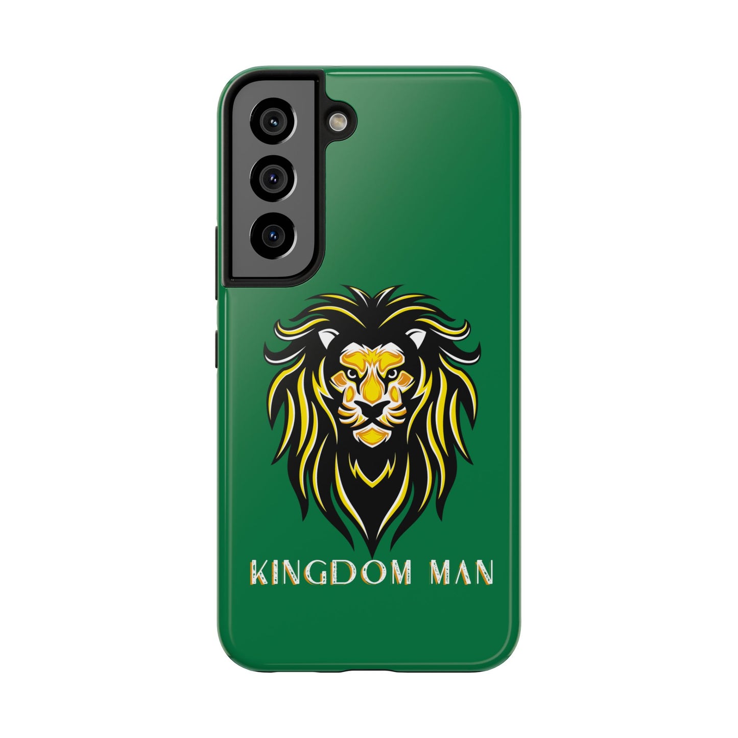 Kingdom Man (White-Gold Label) Tough Phone Case DARK GREEN