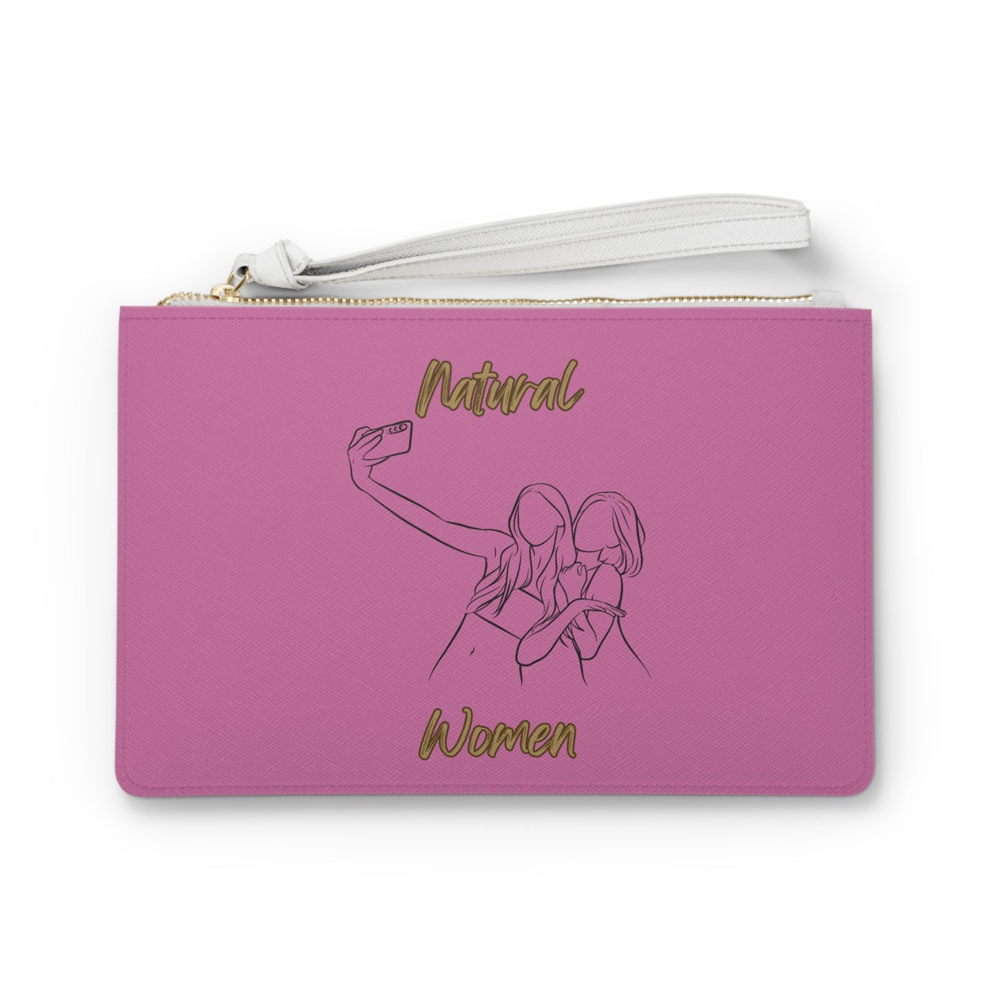 Natural Women Friends Selfie (BL) Clutch Bag LIGHT PINK