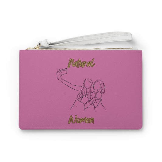 Natural Women Friends Selfie (BL) Clutch Bag LIGHT PINK
