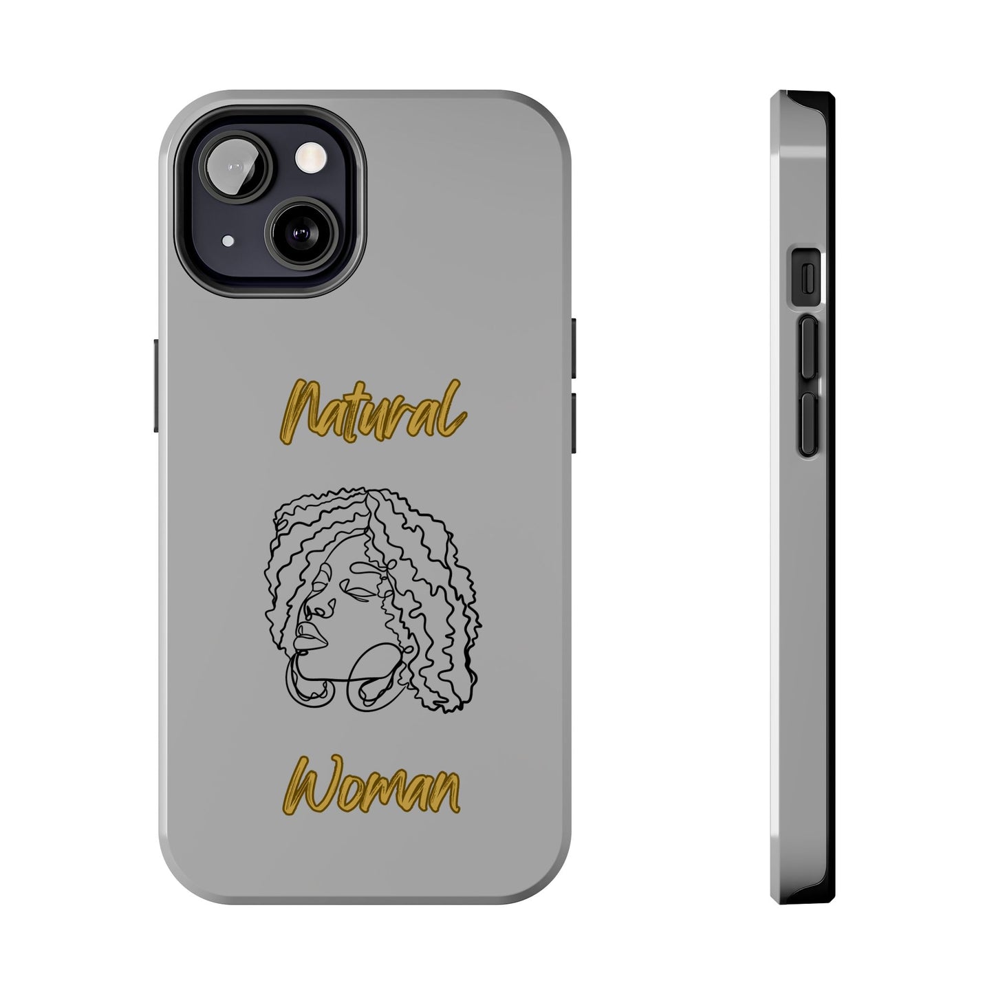 Natural Woman Naturally Me (BL)Tough Phone Cases LIGHT GREY