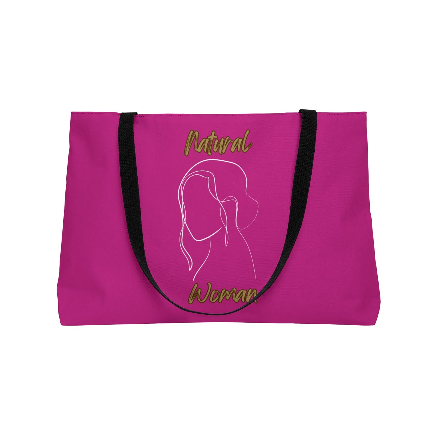Natural Woman Hanging Hair (WL) Weekender Tote Bag PINK