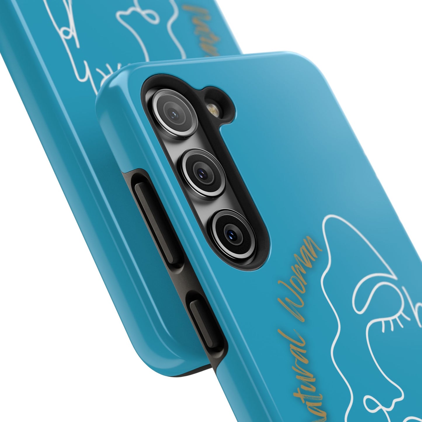 Natural Woman Half Face (WL)Tough Phone Case TURQUOISE