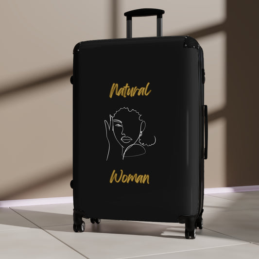 Natural Woman Let's Be Friends (WL) Suitcase BLACK