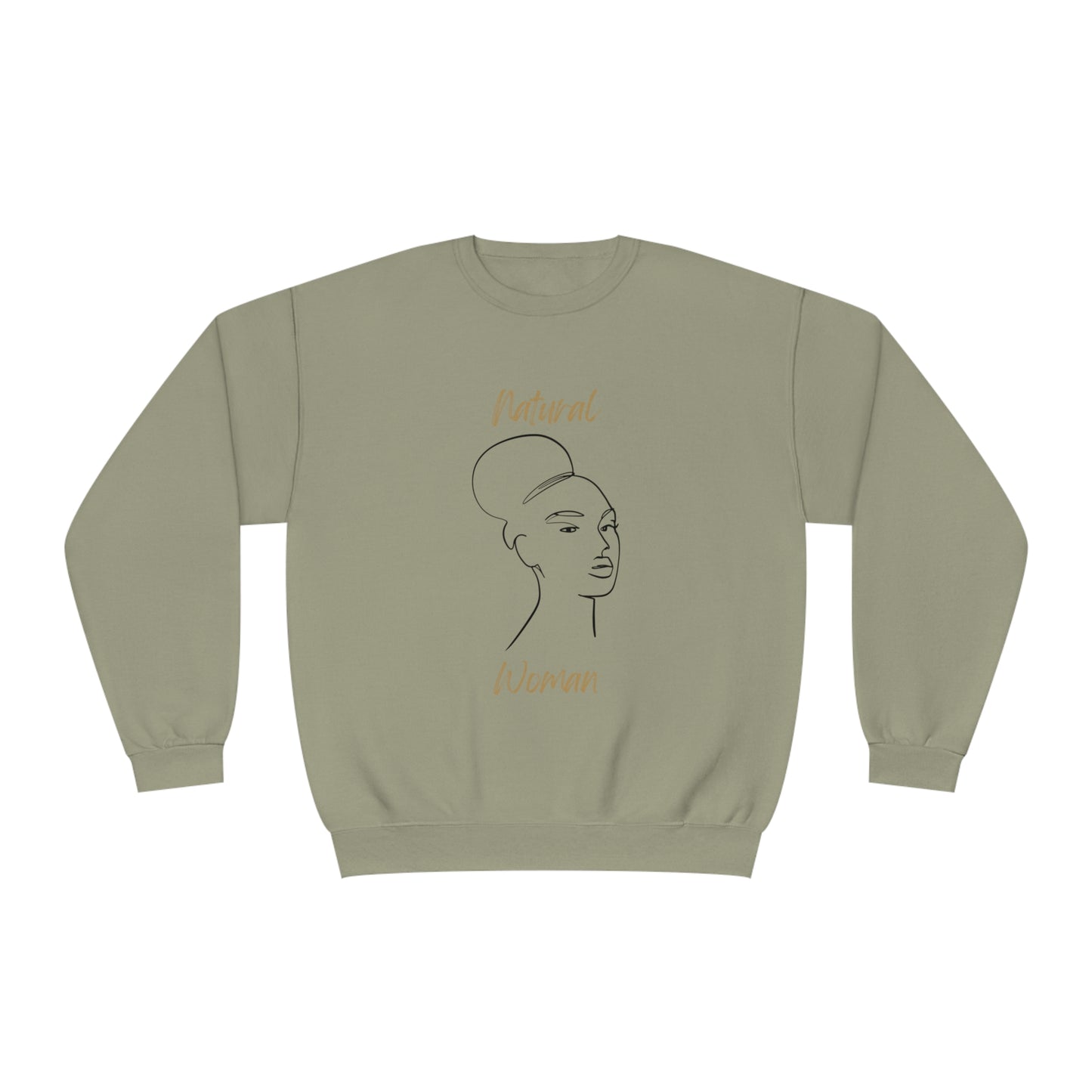 Natural Woman Hair Up (BL) Sweatshirt